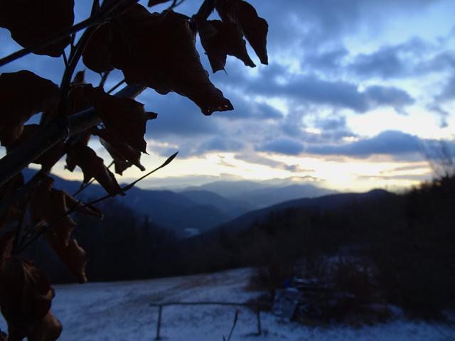 Es wird Abend am Waxeneck! ...