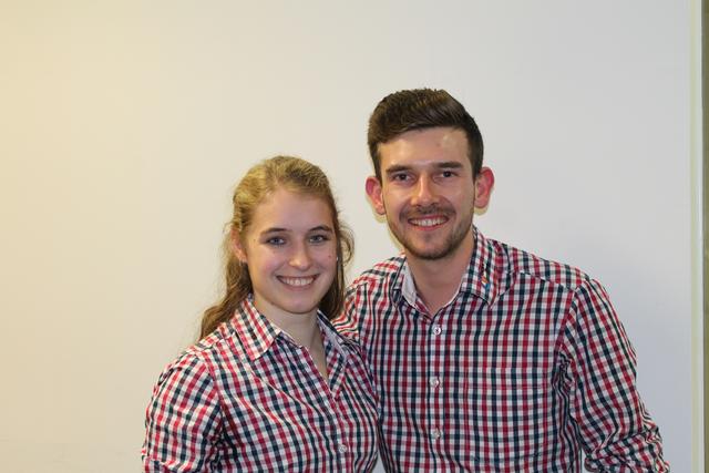 Die Landjugend-Bezirksleiter Anna Auböck und Markus Ebner.