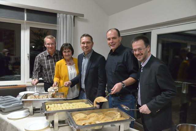 Kulturreferent Manfred Leitner, ÖAAB Obfrau Monika Mairinger, Vizebürgermeister Markus Hofko, Fraktionsobmann Manfred Mayr.