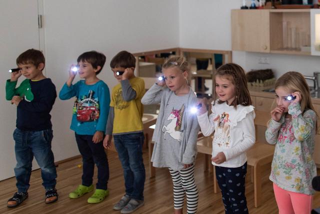 Ein besuch im Kindergarten St. Leonhard