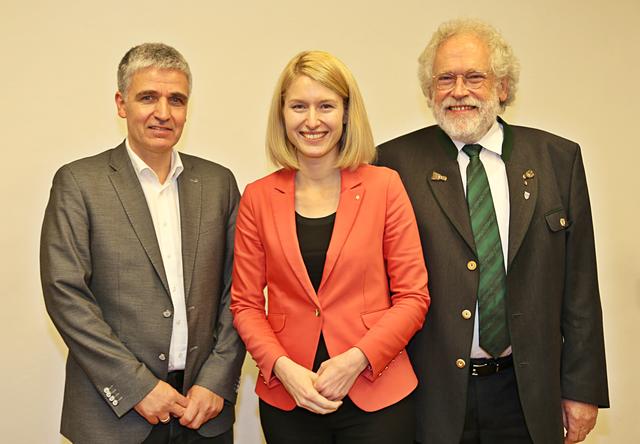 Bernhard Jakoby, LH-Stv. Christine Haberlander, Anton Zeilinger.