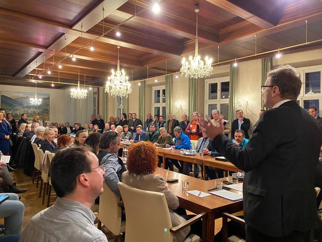 Heides Rede im Gemeinderat.