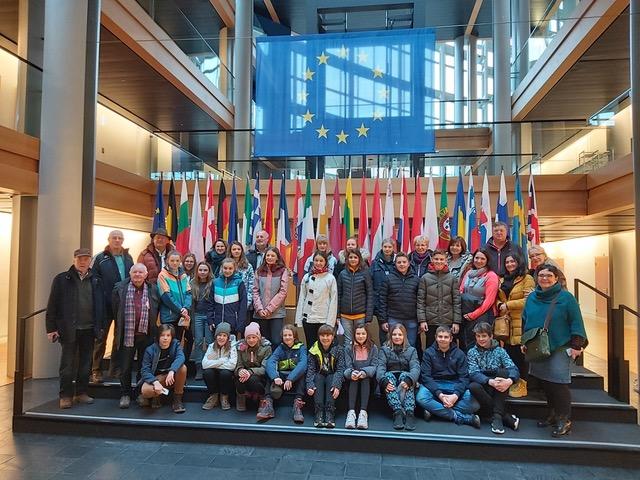 Schladminger Delegation beim EU-Parlament in Straßburg