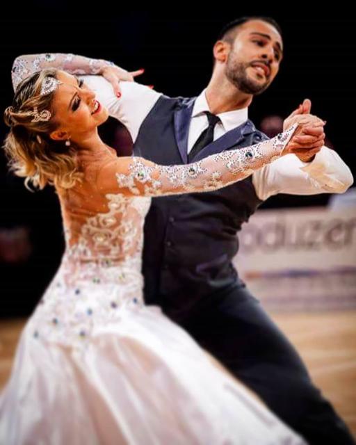 Danilo Campisi mit seiner Tanzpartnerin Julia Burghardt. | Foto: Regina Courtier