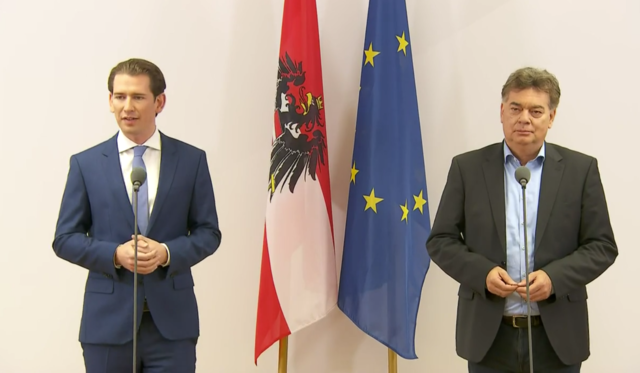 Große Vorhaben: Die Parteichefs Sebastian Kurz (ÖVP) und Werner Kogler (Grüne)