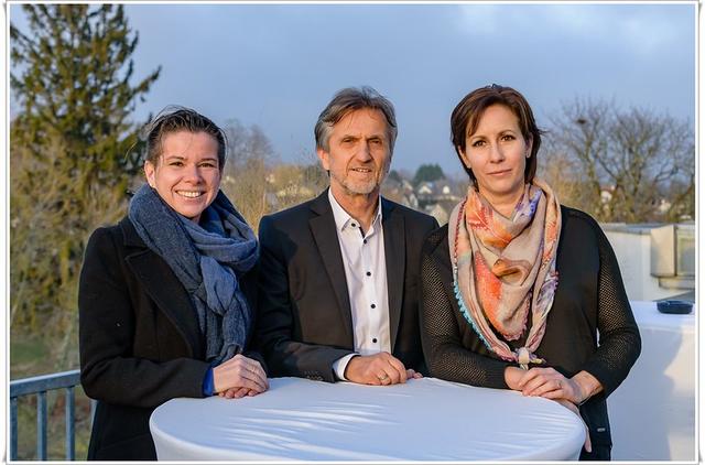 v.l.n.r. Uschi Zezelitsch, GF Peter Schlappal, Martina Engel