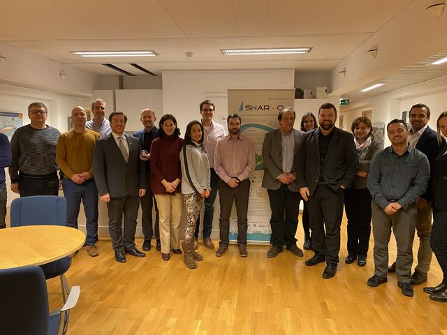 Das internationale Projektteam von SHAR-Q bei der Präsentation der Ergebnisse in Brüssel.