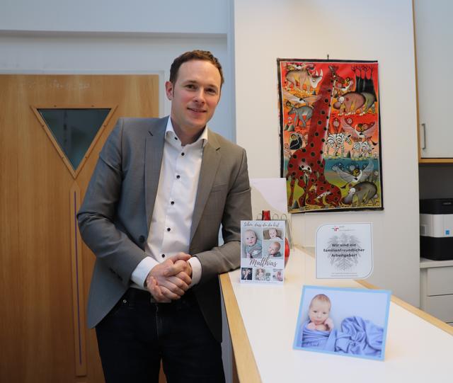 Stefan Achleitner setzt auf Vereinbarkeit von Beruf und Familie, für ein familienfreundliches Steuerberatungsbüro.
