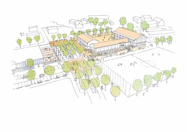Der Plan vom "Neuen Forum Magdalensberg", das in den nächsten Jahren entsteht