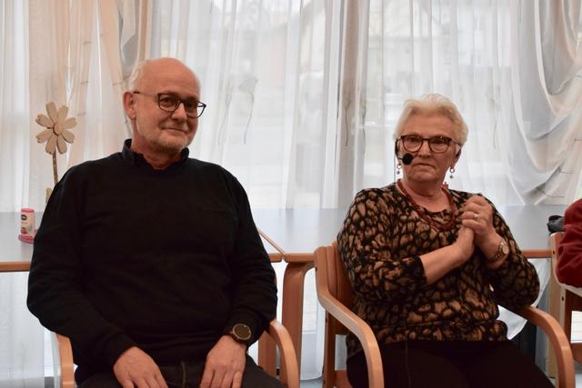 Dieter Schmidt mit Johanna Kniewallner.