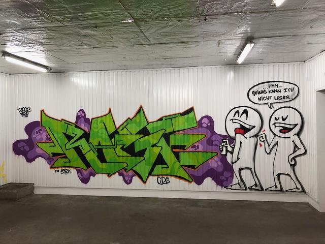 "Sowas kann ich nicht lesen" – Kunstvoll verschnörkelte Schriftzüge gehören seit den Anfängen zur DNA der Graffitkunst.