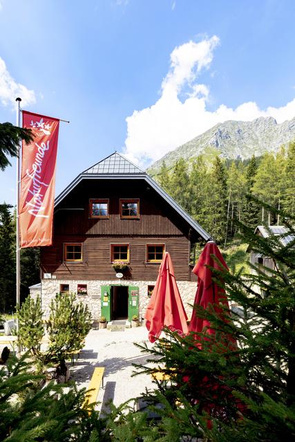 Das Rohrauerhaus oberhalb von Spital am Pyhrn