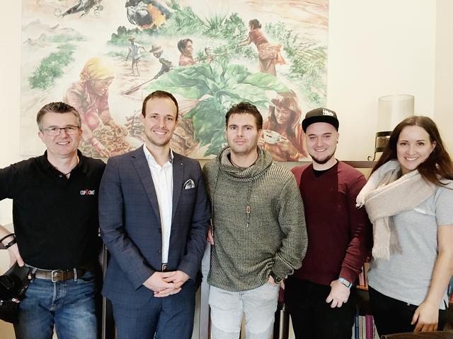 Gerhard Brenneis, Christoph Eiber, Martin Seier, Bernhard Stegh und Jennifer Brandstätter.