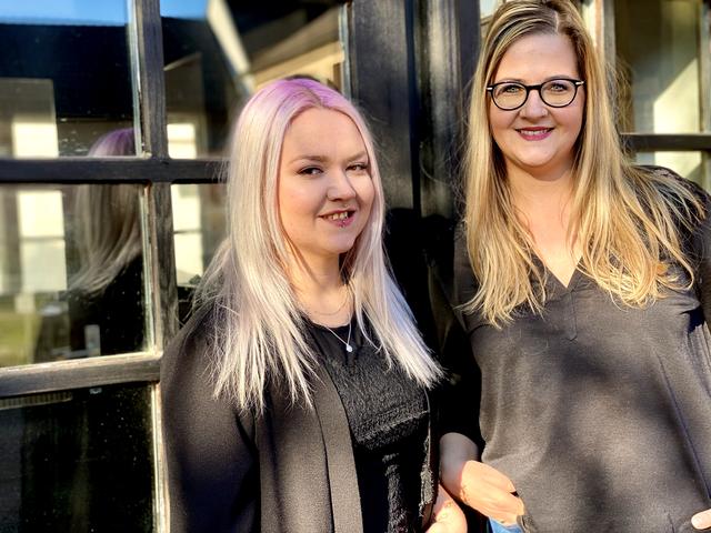 Inhaberin Daniela Wartinger (rechts) mit Mitarbeiterin Vanessa Lang