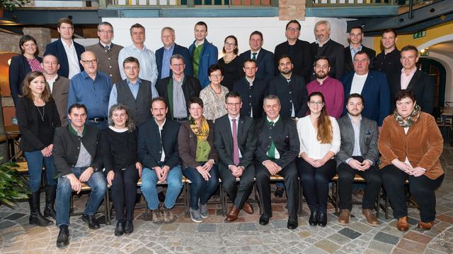 Die Schönberger Kandidaten der Volkspartei.