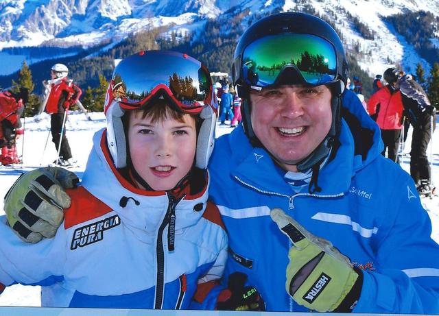 Rob Capewell mit Christian Wonder.
