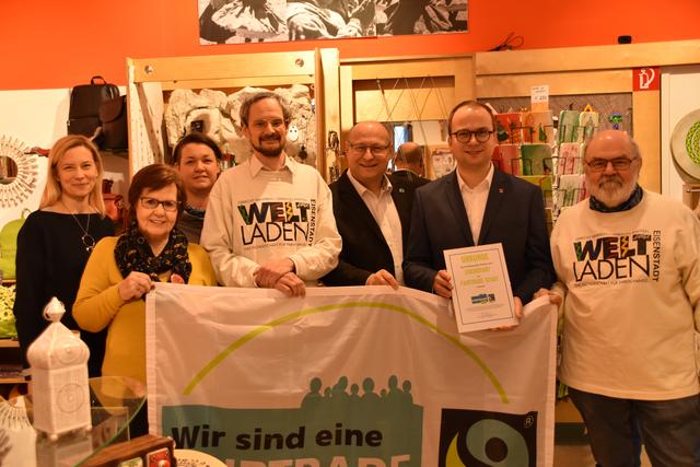 "Wir sind eine Fairtrade-Gemeinde", das kann Eisenstadt nun von sich behaupten.