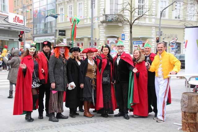 Auch dieses Jahr wird am Faschingsdienstag, 28. Februar, in der Welser Innenstadt wieder einiges los sein.