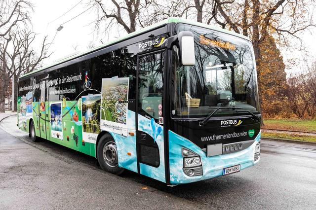 Der Thermenlandbus ist die schnellste öffentliche Verbindung von Wien direkt ins Thermenland.