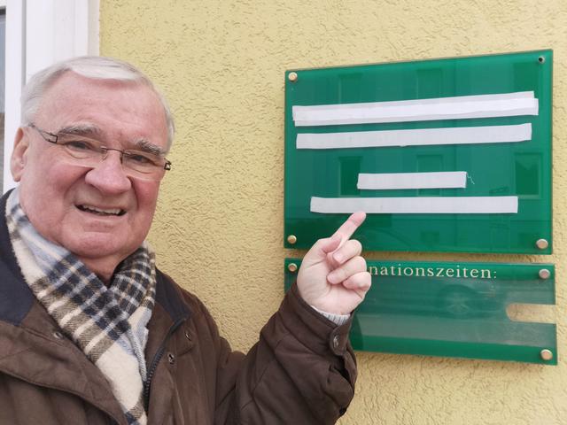 Die einstige Ordination von Dr. Gerhard Eidler im Ortsteil Rohrbach ist ebenfalls geschlossen. Für StR Karl Pölzelbauer stellt sich hier die Frage: "Gibt es hier keinen Nachfolger?"