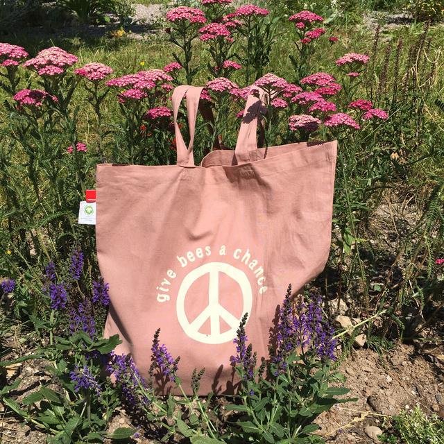 Baumwolltasche mit der "Superheldin Biene"!