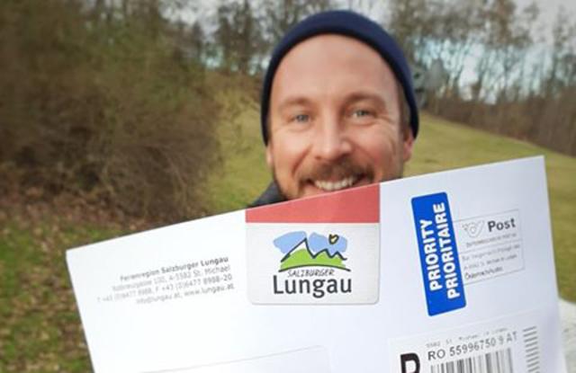Micha Hallmann aus München bekam erfreuliche Post aus dem Lungau. Er darf im Wastlwirt in St. Michael Urlaub machen und im Skigebiet Grosseck-Speiereck skifahren gehen.