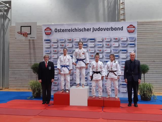 Judosportlerin Leonie Buchas erreichte Platz zwei bei den U18-ÖM.