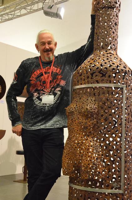 "One Artist Show" von Bernhard Witsch auf der 24. ART Innsbruck. National und international angesehen, hofft der Rostbaron auch noch auf heimatlichem Boden auf ausstellende Anerkennung.