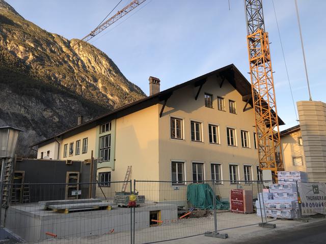 Der Schulumbau in Schönwies soll bis Sommer 2020 fertiggestellt werden