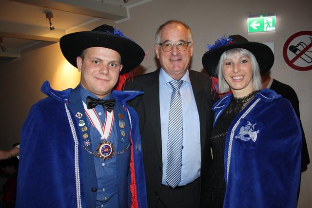 Kanzler Christian Tengg und Vize-Kanzlerin Teta Triebelnig  begrüßten Möllbrückes Bürgermeister Gerald Preimel.