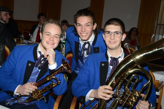 Johannes, Oscar und Lukas von der Vienna Woods Swing Band.