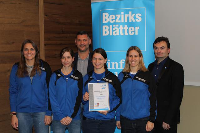 FC Südburgenland: Katja Graf, Lisa Strobl, René Mahlknecht, Jennifer Köppel, Susanna Koch-Lefevre, Michael Strini | Foto: Bettina Homonnai