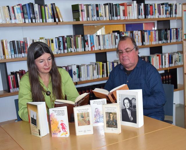 Michaela Frech (Obmann-Stellvertreterin), Till Mairhofer (Obmann)
 | Foto: Marlen Haushofer Literaturforum