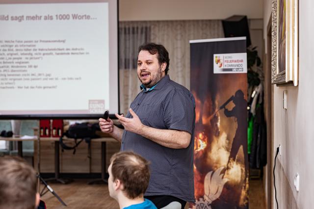 Klaus Niedermair referiert beim Workshop