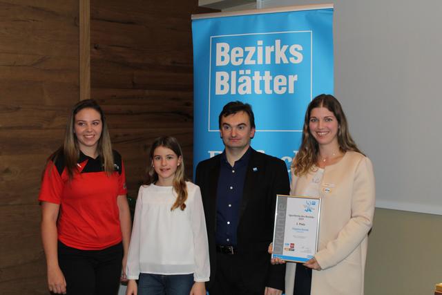 Sportlerinnen: Isabella Holpfer, Olivia Kurz, Michael Strini, Tatjana Imrek