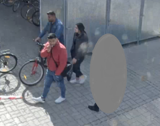 Bild der Überwachungskamera.