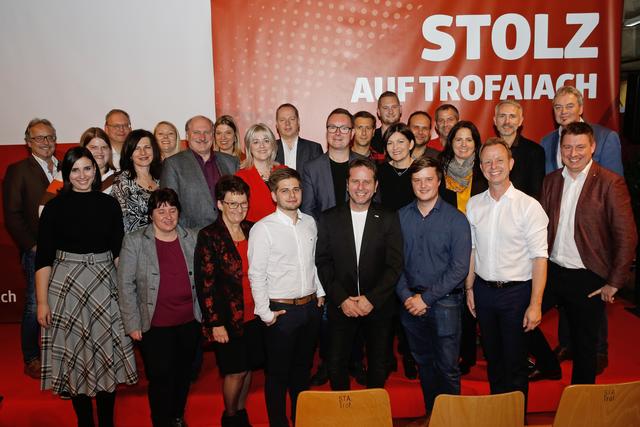 Das Team der SPÖ Trofaiach für die Gemeinderatswahl 2020. | Foto: SPÖ