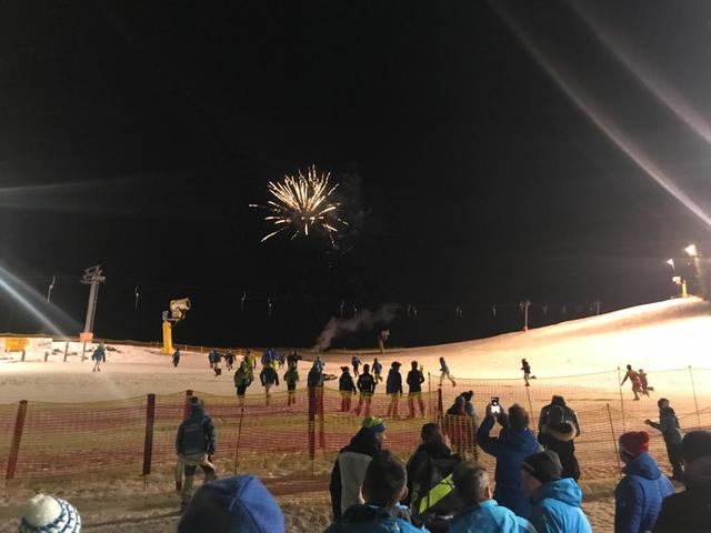 Schönes Abschlussfeuerwerk in St. Georgen am Walde. | Foto: ASKÖ Dachstein West Bad Goisern