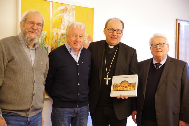 Hansjörg Hofer, Franz Seewald, Bischof MMag. Hermann Glettler, Ferdinand Reitmaier (von l.n.r.)
