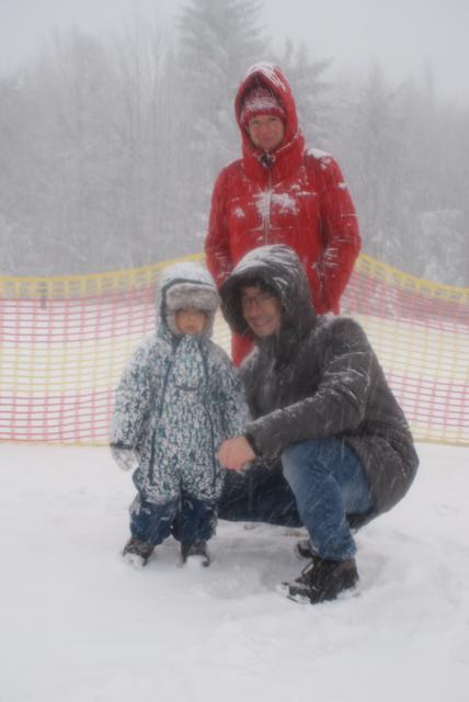 Familie Lettner: Sabine, Finn und Martin