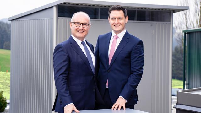 Die beiden Biohort GeschäftsführerJosef Priglinger (links) und Sohn Maximilian Priglinger (rechts).