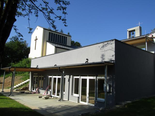 Der neue Pfarrsaal am Schirmitzbühel  | Foto: Andrea Stelzer