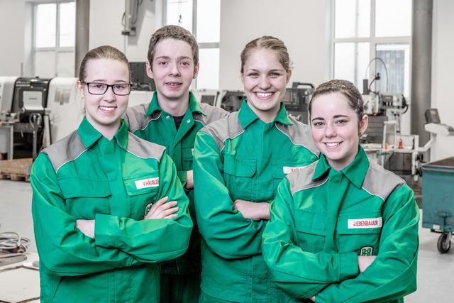 Ausbildung bei Horn: Die Lehrlinge im zweiten Lehrjahr.