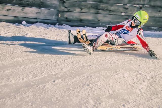 Florian Flackl in Fahrt. | Foto:  Trenker/Privat