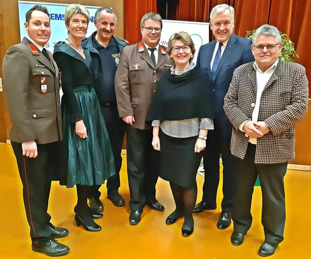Florian Stierschneider, Martina Diesner-Wais, Heinrich Mang, Georg Singer, BH E. Mayrhofer, LR Martin Eichtinger, Christian Geppner