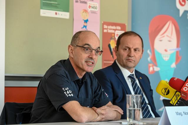 Bernd Noggler, GF der Leitstelle Tirol (li.) und LHSTv. Josef Geisler präsentierten eindrucksvolle Zahlen.