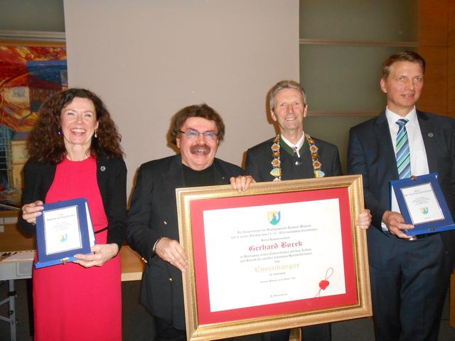 Regina Schlossnickel, Gerhard Bocek, Fritz Quirgst und Ernst Schlossnickel.