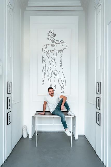 Martin Tardy wird demnächst am Aumannplatz sein neues Atelier eröffnen. | Foto: Nuriel Molcho