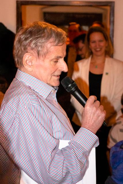 Ortsvorsteher beim Neujahrsempfang in Kierling