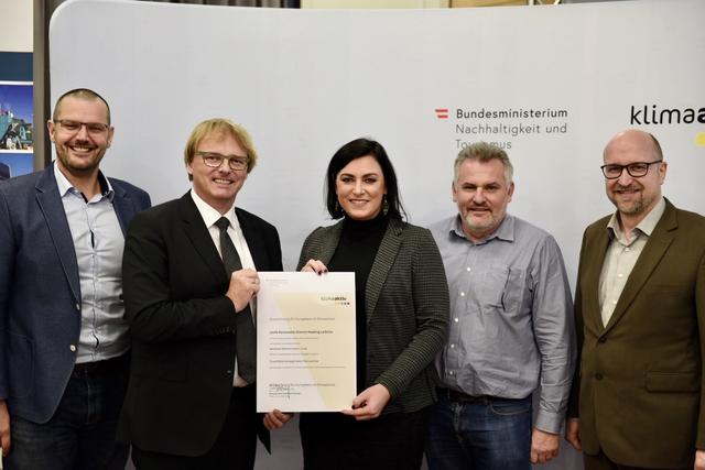 Christian Weinberger, Jakob Edler, Elisabeth Köstinger, Hermann Baumgartner und Alois Haselbacher | Foto: Edler/BWS